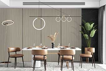 盐城轻奢风格-餐厅