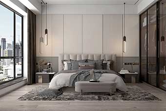 盐城现代风格-卧室