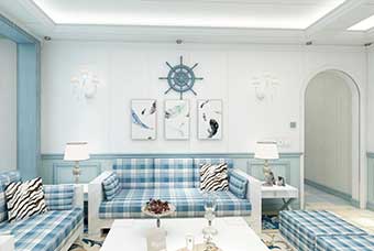 盐城地中海风格-客厅