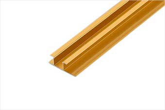 盐城航空纤维墙咔铝合金带灯中条（钛金氧化）