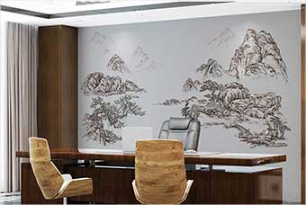 盐城森佰汇航空纤维墙咔(山水之间)